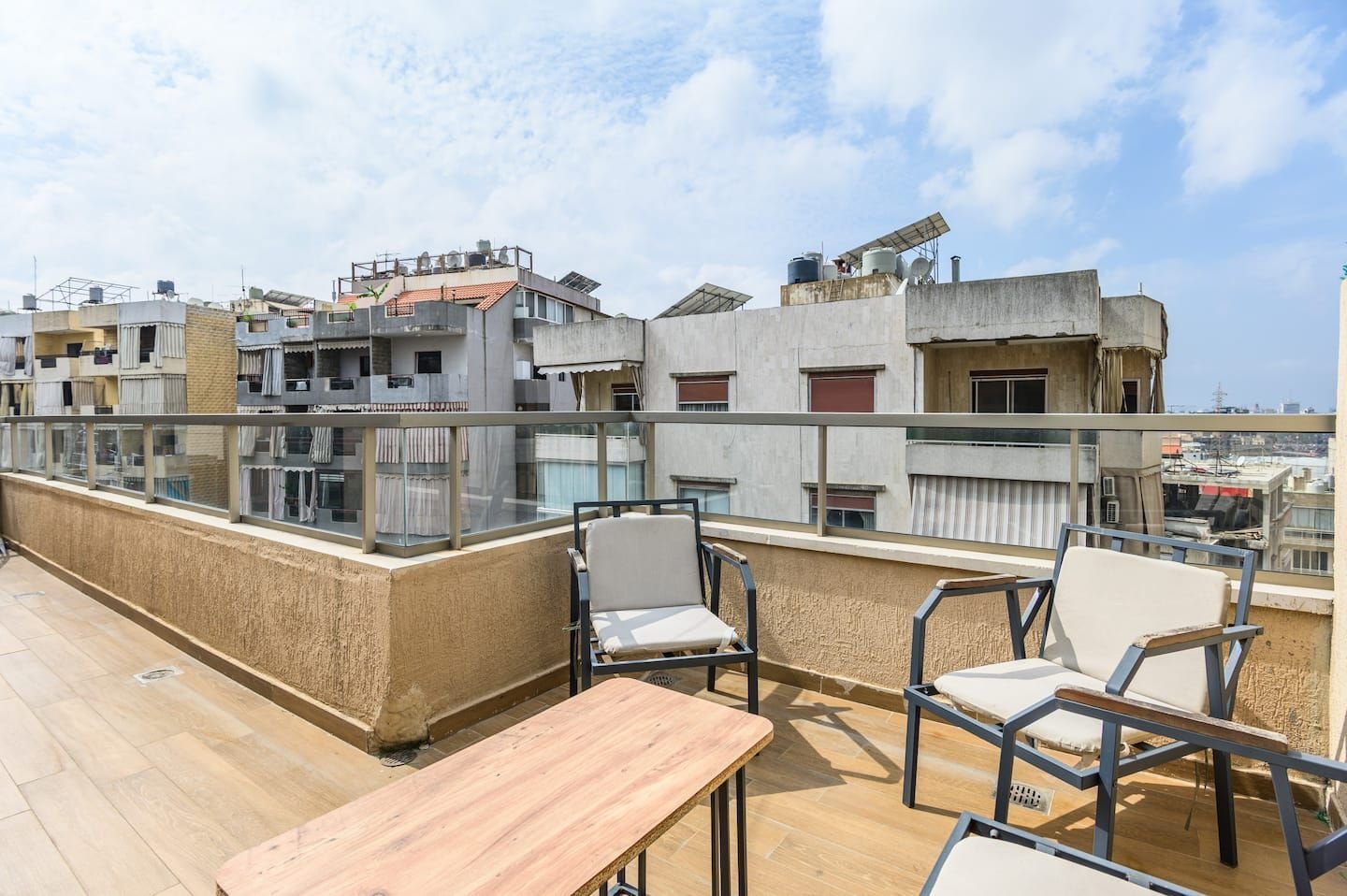 Private rooftop terrace, Rawda Rooftop 1-Bedroom with Two Terraces