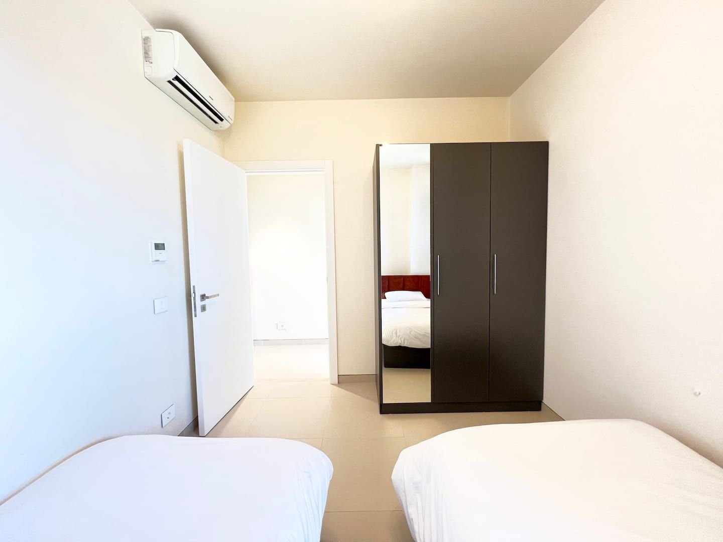 Twin bedroom, Cityscape 2-Bedroom with Pool, Gym & Playground