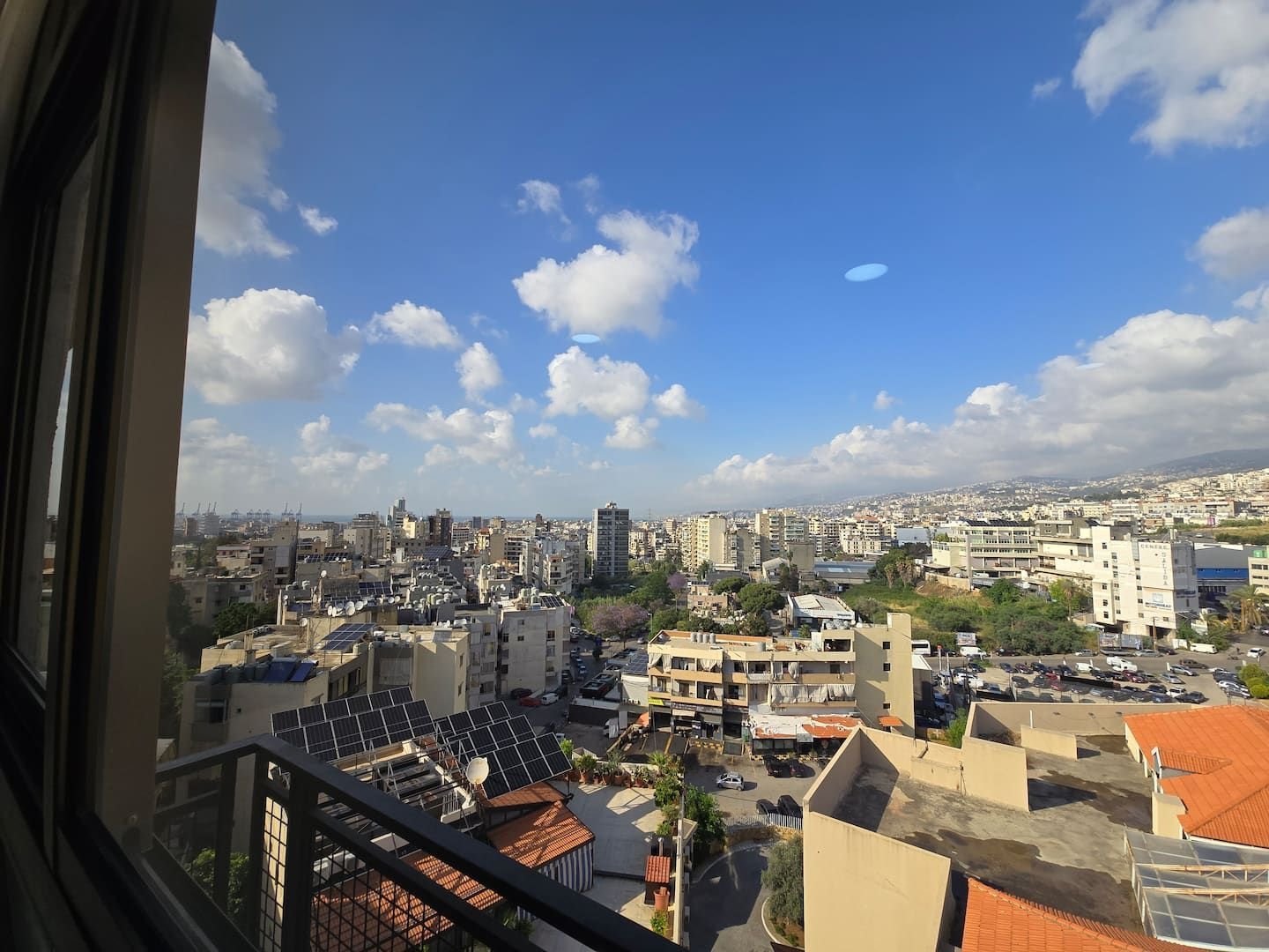 View over the city from the balcony, Dekwaneh Rooftop 1-Bedroom with Private Balcony