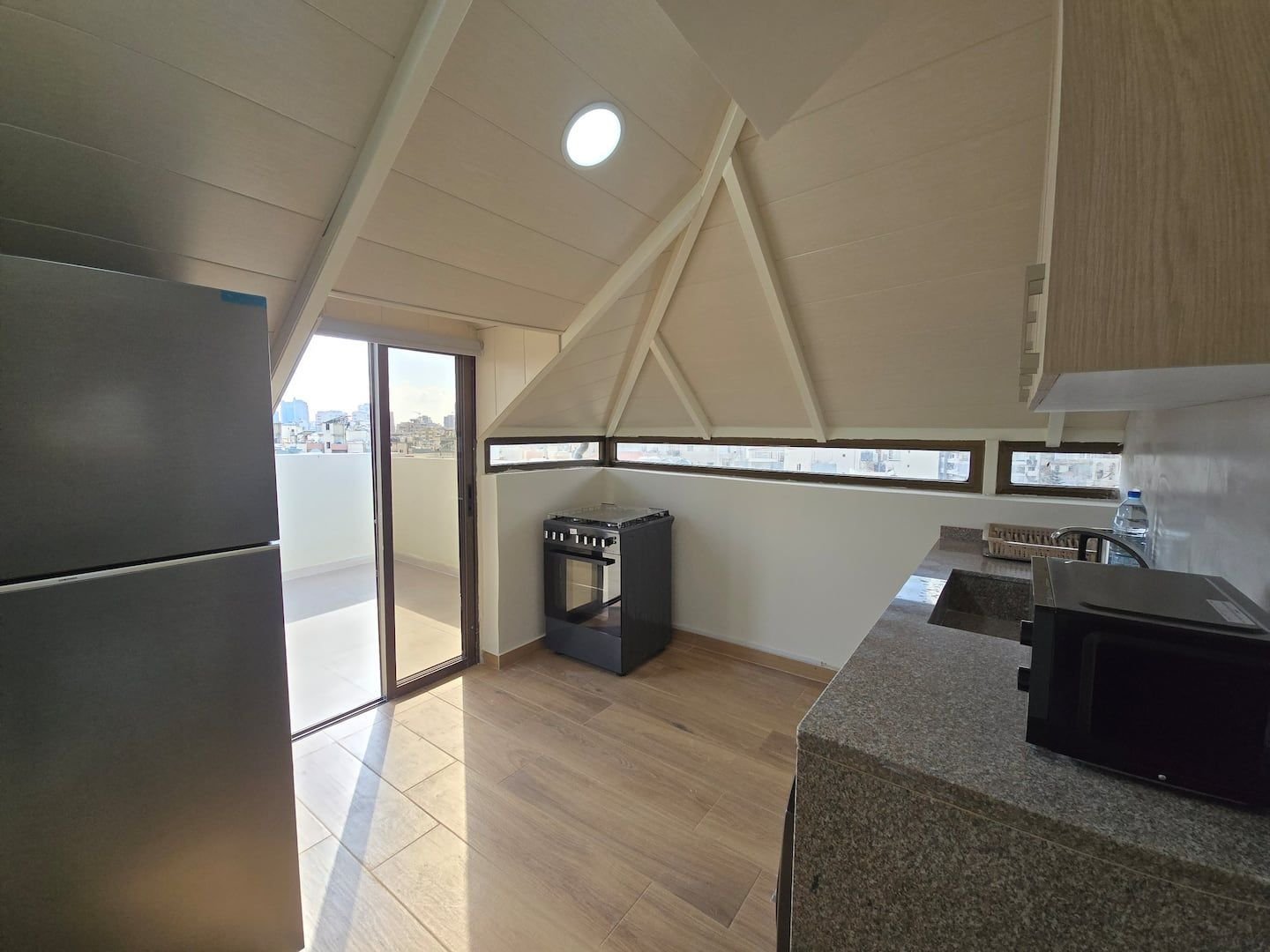 Kitchen, Dekwaneh Rooftop 2-Bedroom with Balcony