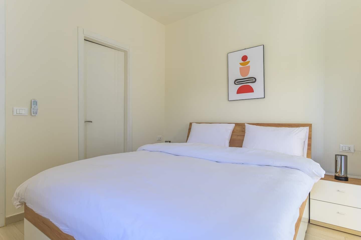 Master bedroom, Naccache Family 3-Bedroom with Sea View Terrace