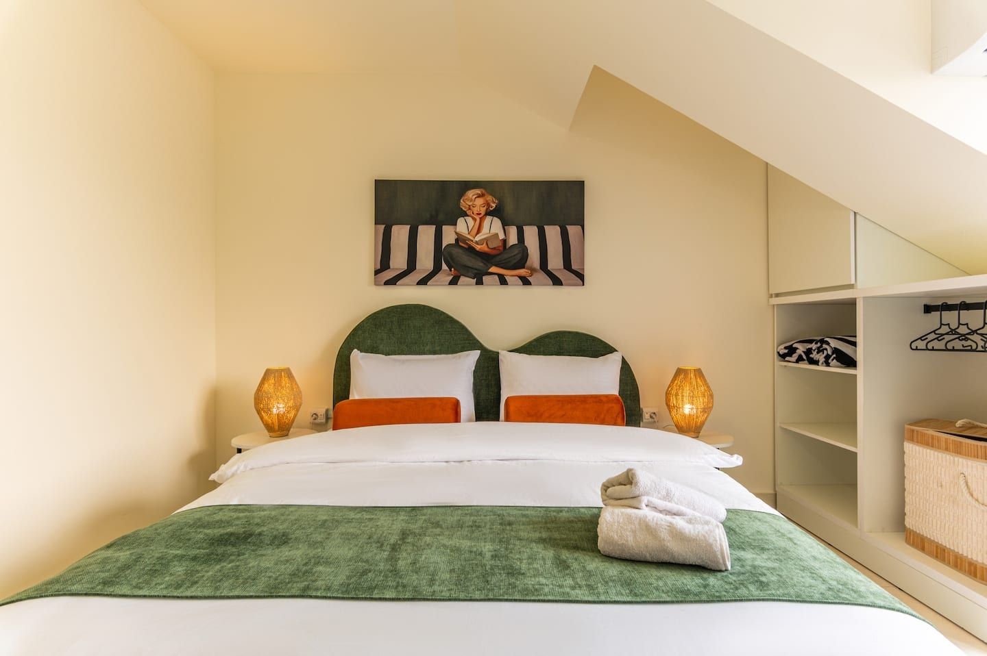Second bedroom, Chic Boho 2-Bedroom with Private Terrace